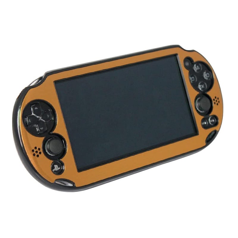 OSTENT غطاء واقي معدني ملون من الألمنيوم لجهاز سوني PS فيتا PSV PCH-2000 - لون ذهبي - Image 3